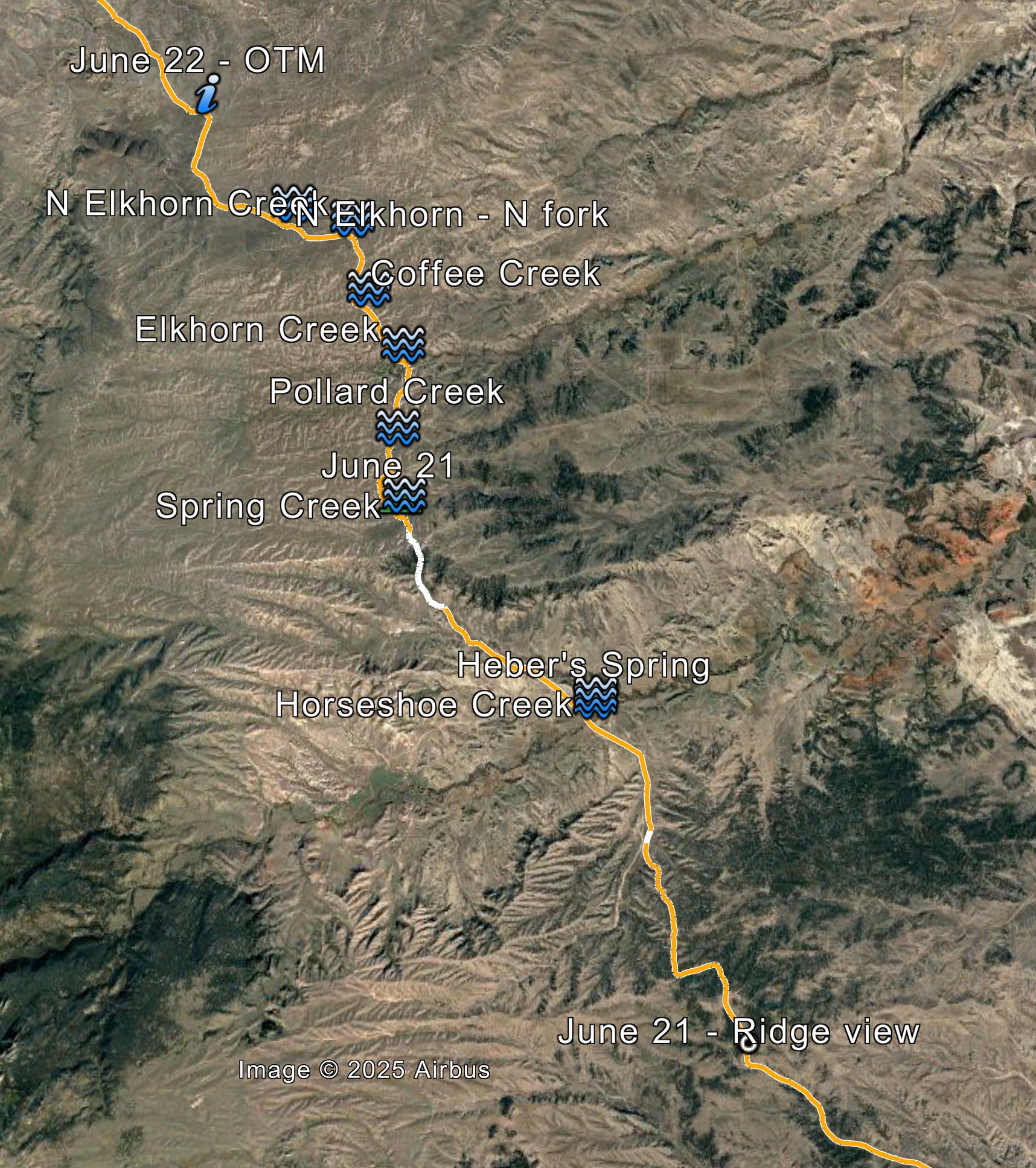 20 mile black hills route